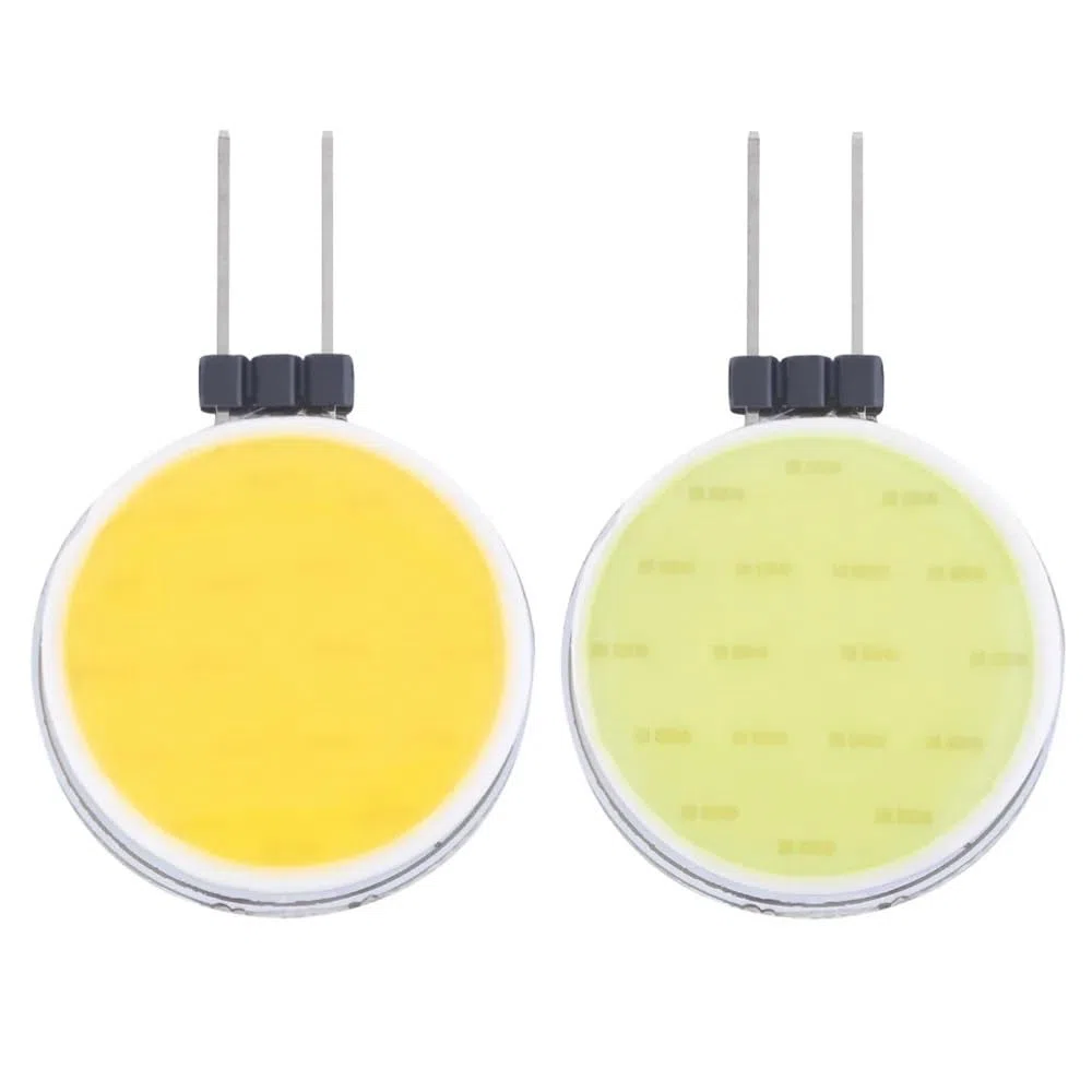 Indoor Lighting 10/50/100pcs DC12V G4 COB 7W Pure Warm White LED 30 Chips Replace Halogen Lamp Light Bulb (Color : OneColor, Size : 100PCS)