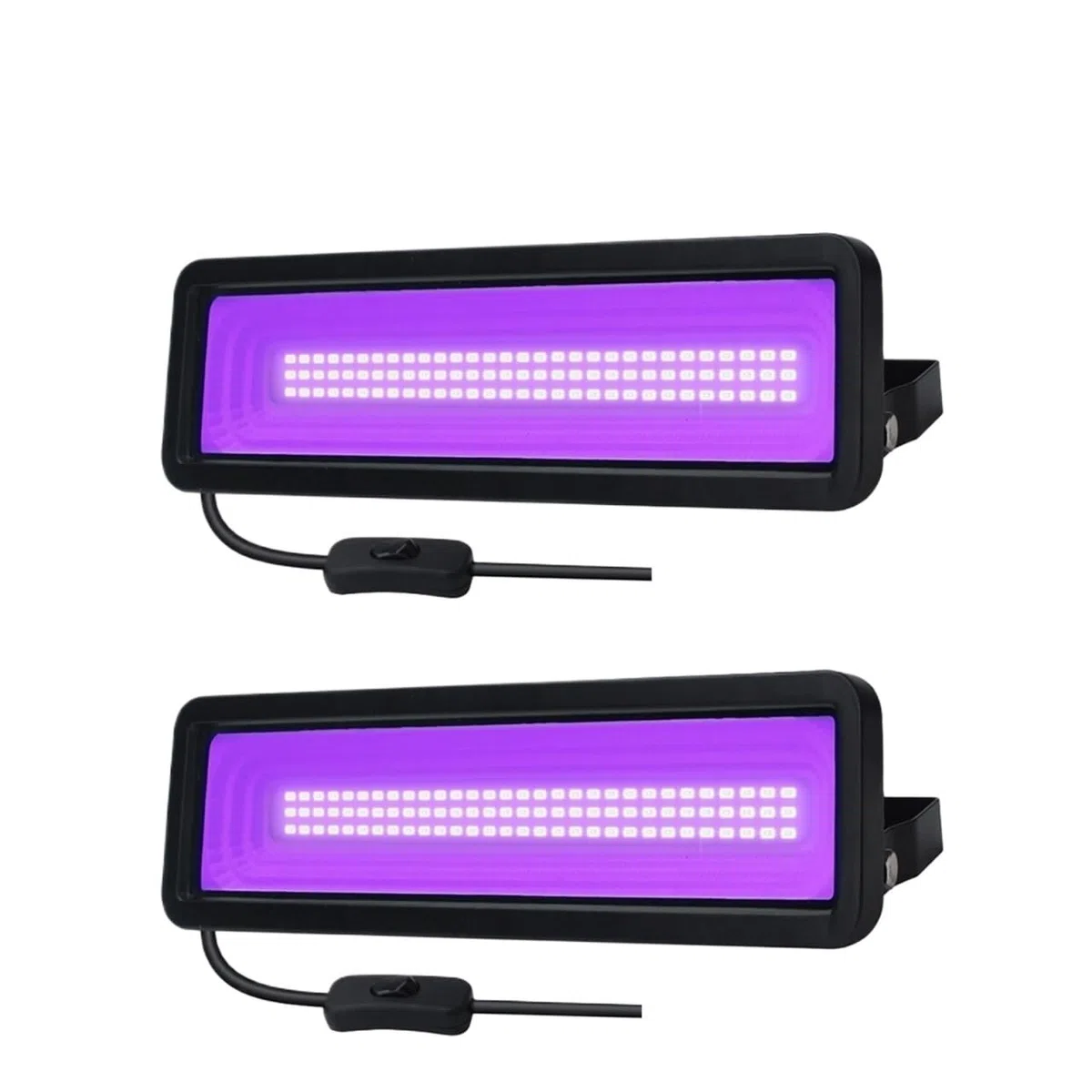 UV Härtender Licht, 50W LED UV Schwarzlicht,Scheinwerfer Wasserdicht,395-405 Nm Wellenlängen LED UV Licht Schwarzlichtlampe(2pcs)