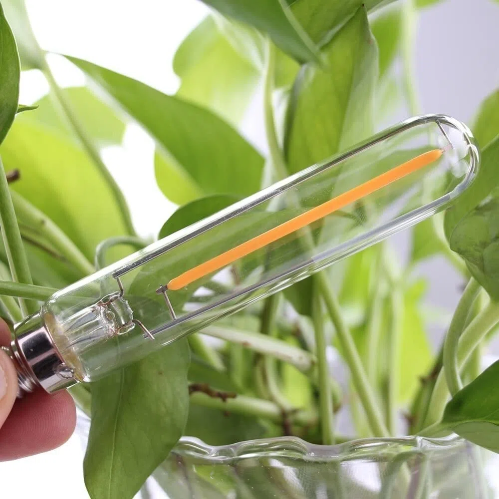 Beleuchtung für Zuhause, 10 Stück AC110V/220V 1W 2W Röhren-LED-Birnen T20 T6 Lange Glühlampe E12 E14 Dimmbare Edison-Lampen für Kronleuchter-Pendelleuchte